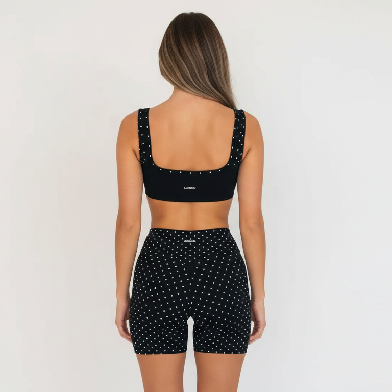 Black & White Polka Dot Set